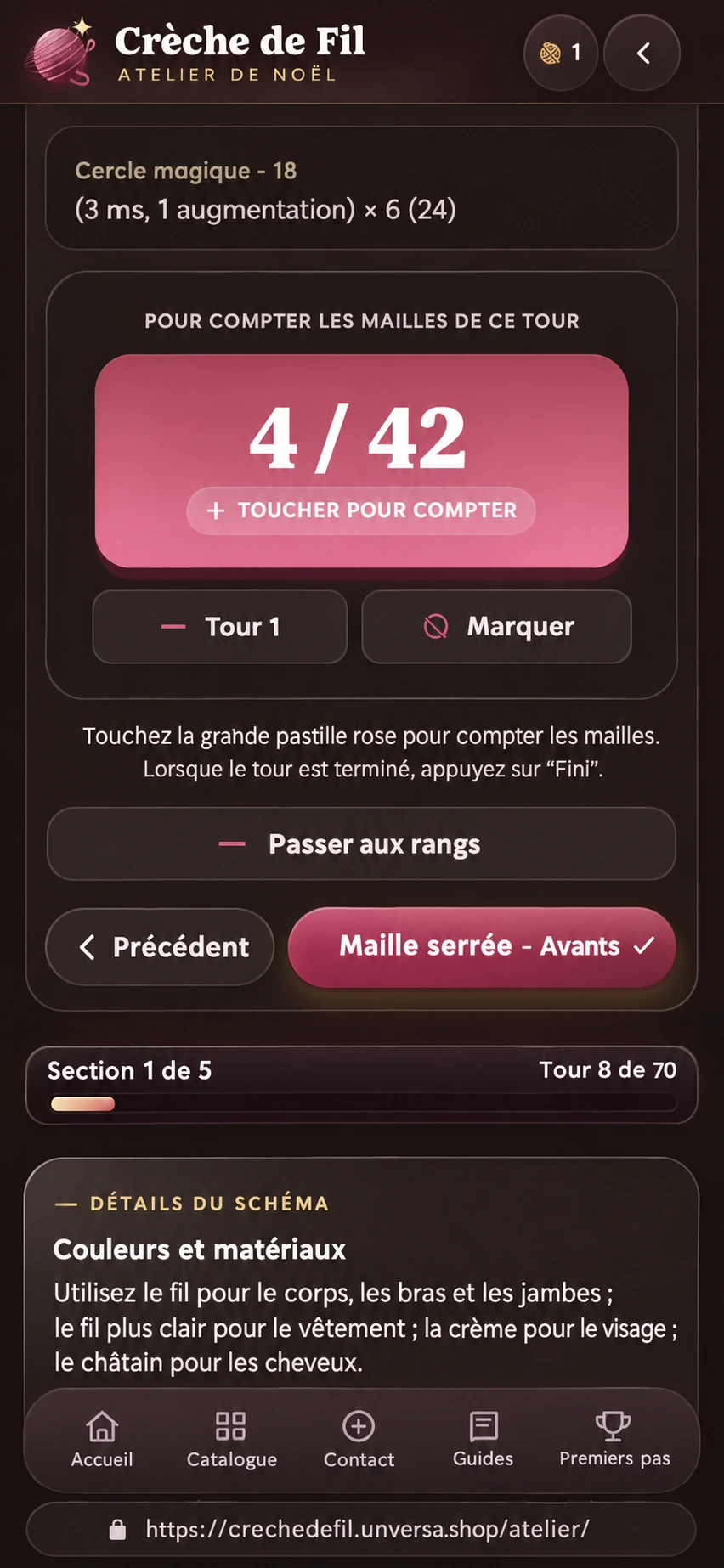 Application Atelier de Noël : Compteur de points